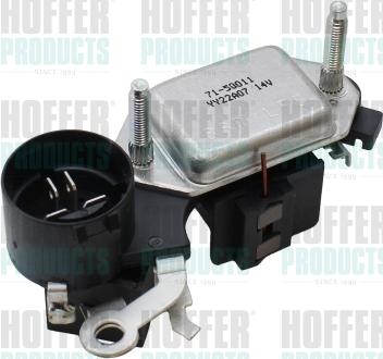 Hoffer 52335 - Ģeneratora sprieguma regulators ps1.lv