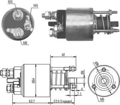 Hoffer 6646051 - Ievilcējrelejs, Starteris ps1.lv