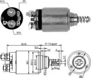 Hoffer 6646186 - Ievilcējrelejs, Starteris ps1.lv