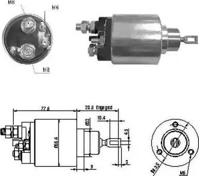 Hoffer 6646130 - Ievilcējrelejs, Starteris ps1.lv