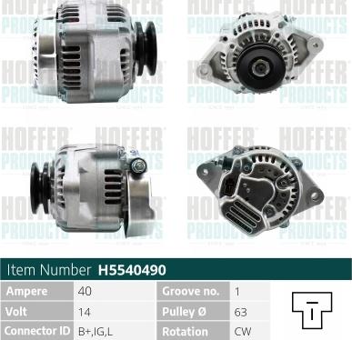 Hoffer H5540490 - Ģenerators ps1.lv