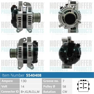 Hoffer H5540408 - Ģenerators ps1.lv