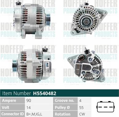 Hoffer H5540482 - Ģenerators ps1.lv