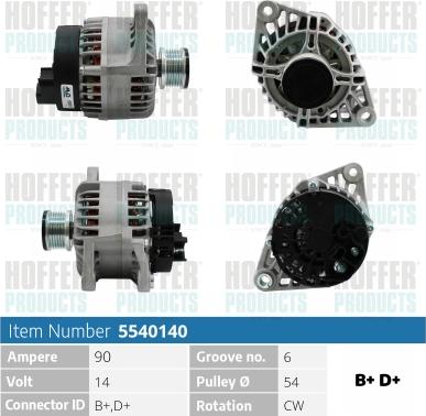 Hoffer H5540140 - Ģenerators ps1.lv