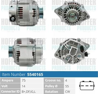 Hoffer H5540165 - Ģenerators ps1.lv