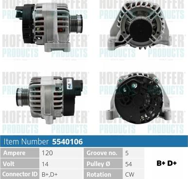 Hoffer H5540106 - Ģenerators ps1.lv