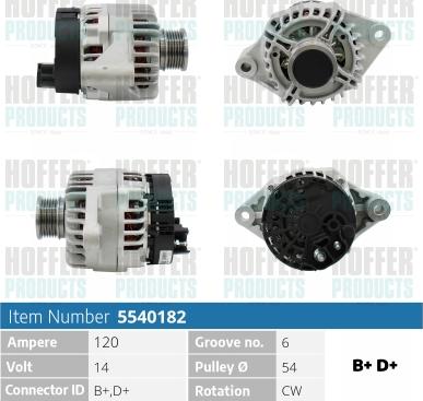 Hoffer H5540182 - Ģenerators ps1.lv