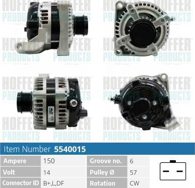 Hoffer H5540828 - Ģenerators ps1.lv