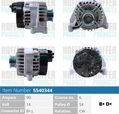 Hoffer H5540344 - Ģenerators ps1.lv