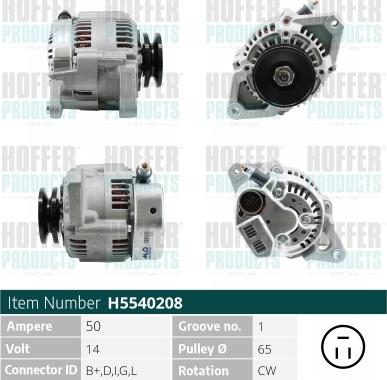 Hoffer H5540208 - Ģenerators ps1.lv