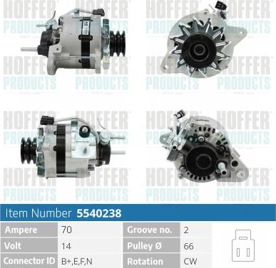 Hoffer H5540238 - Ģenerators ps1.lv