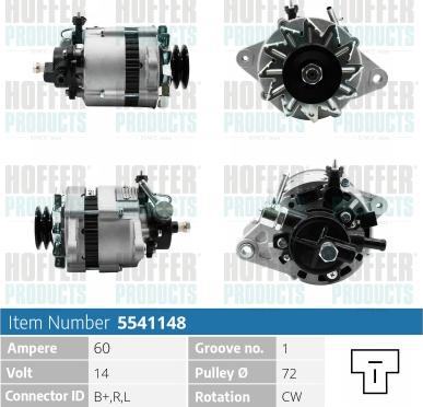 Hoffer H5541148 - Ģenerators ps1.lv