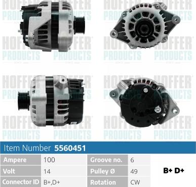 Hoffer H5560451 - Ģenerators ps1.lv