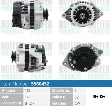 Hoffer H5560452 - Ģenerators ps1.lv