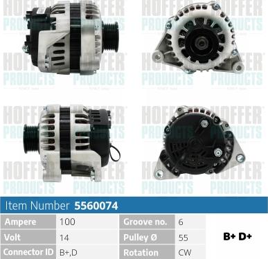 Hoffer H5560074 - Ģenerators ps1.lv