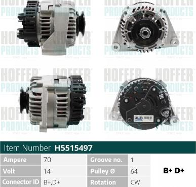 Hoffer H5515497 - Ģenerators ps1.lv