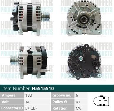 Hoffer H5515510 - Ģenerators ps1.lv