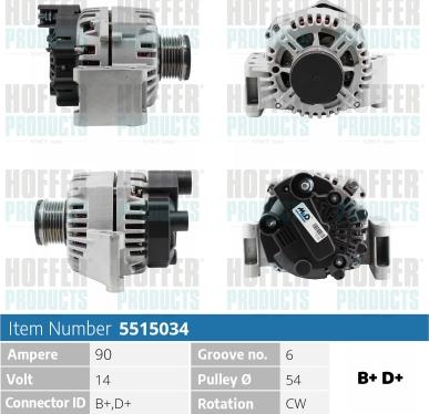 Hoffer H5515034 - Ģenerators ps1.lv