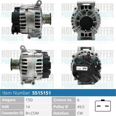 Hoffer H5515151 - Ģenerators ps1.lv