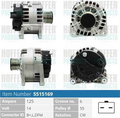 Hoffer H5515169 - Ģenerators ps1.lv