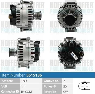 Hoffer H5515136 - Ģenerators ps1.lv