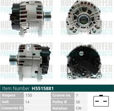 Hoffer H5515881 - Ģenerators ps1.lv