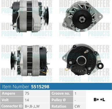 Hoffer H5515298 - Ģenerators ps1.lv