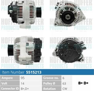 Hoffer H5515213 - Ģenerators ps1.lv