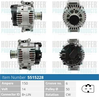 Hoffer H5515228 - Ģenerators ps1.lv