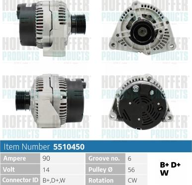 Hoffer H5510450 - Ģenerators ps1.lv