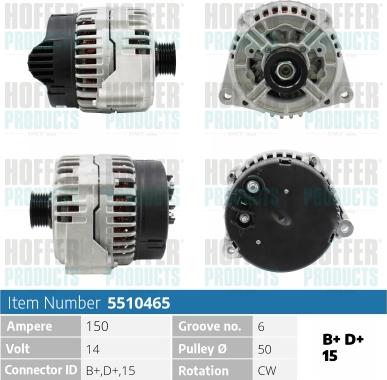 Hoffer H5510465 - Ģenerators ps1.lv