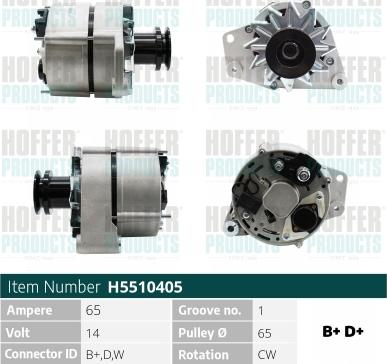 Hoffer H5510405 - Ģenerators ps1.lv