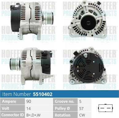 Hoffer H5510402 - Ģenerators ps1.lv