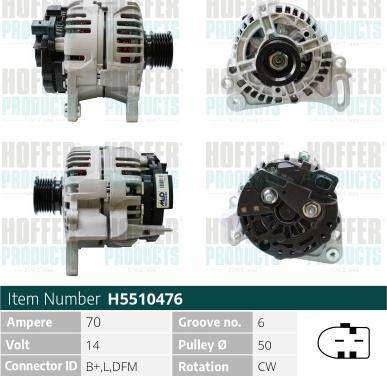 Hoffer H5510476 - Ģenerators ps1.lv