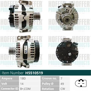 Hoffer H5510519 - Ģenerators ps1.lv