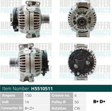 Hoffer H5510511 - Ģenerators ps1.lv