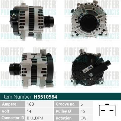 Hoffer H5510584 - Ģenerators ps1.lv