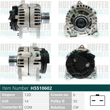 Hoffer H5510602 - Ģenerators ps1.lv