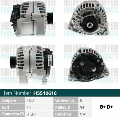 Hoffer H5510616 - Ģenerators ps1.lv