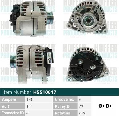 Hoffer H5510617 - Ģenerators ps1.lv