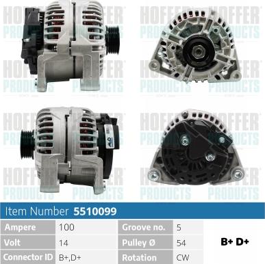 Hoffer H5510099 - Ģenerators ps1.lv