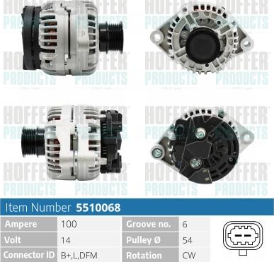 Hoffer H5510068 - Ģenerators ps1.lv