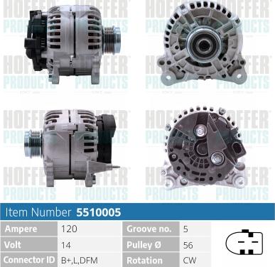 Hoffer H5510005 - Ģenerators ps1.lv