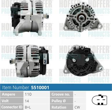 Hoffer H5510742 - Ģenerators ps1.lv