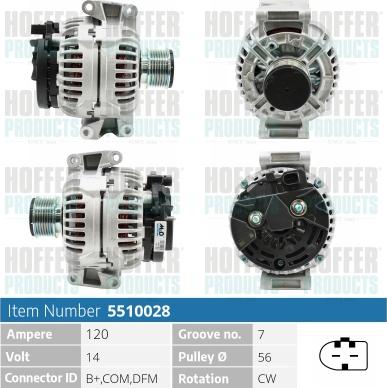 Hoffer H5510028 - Ģenerators ps1.lv