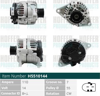 Hoffer H5510144 - Ģenerators ps1.lv