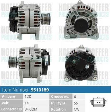 Hoffer H5510189P - Ģenerators ps1.lv