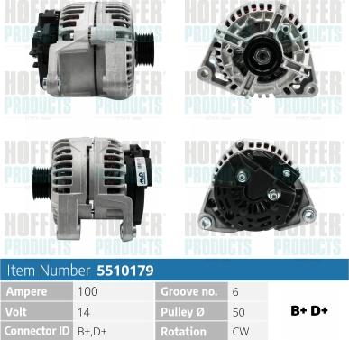 Hoffer H5510179 - Ģenerators ps1.lv