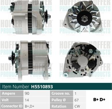 Hoffer H5510893 - Ģenerators ps1.lv