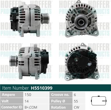 Hoffer H5510399P - Ģenerators ps1.lv